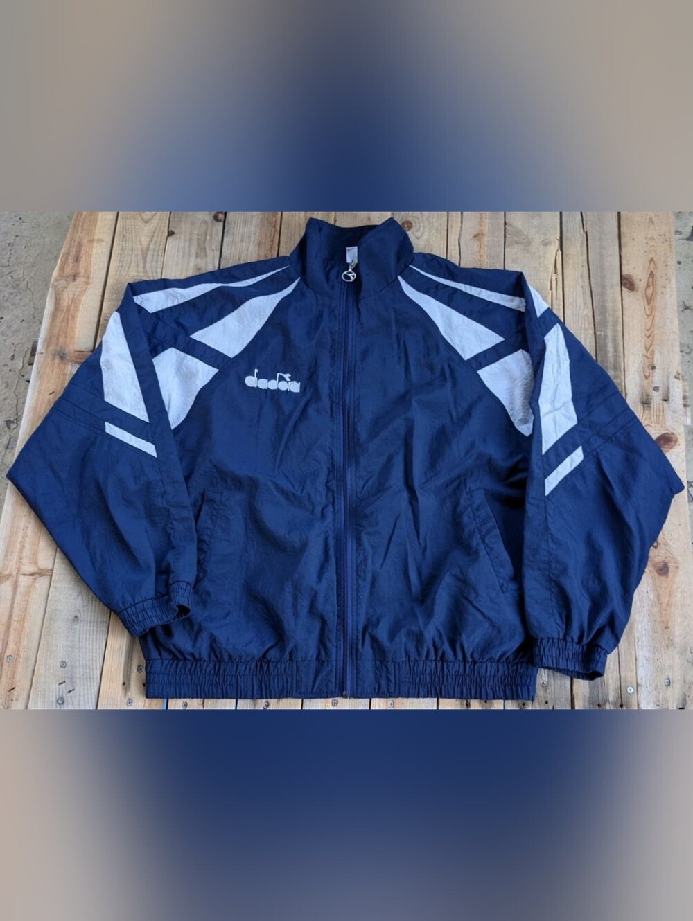 vintage '90s Diadora windbreaker Men's Size Large